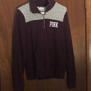 Victoria secrets PINK quarter zip up